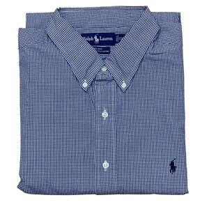 Ralph Lauren Blake Mens Checkered Long Sleeve Button-Down‎ Shirt XXL